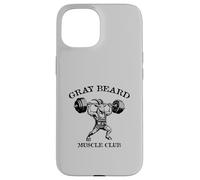 Gray Beard Muscle Club Weightlifting Goat Classic Design Case for iPhone 15