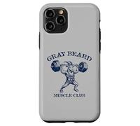 Gray Beard Muscle Club Weightlifting Goat Classic DesignBear Case for iPhone 11 Pro