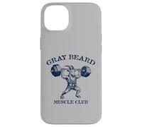 Gray Beard Muscle Club Weightlifting Goat Classic DesignBear Case for iPhone 14 Plus