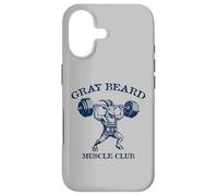 Gray Beard Muscle Club Weightlifting Goat Classic DesignBear Case for iPhone 17