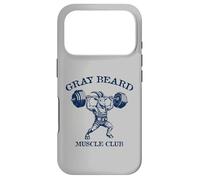 Gray Beard Muscle Club Weightlifting Goat Classic DesignBear Case for iPhone 17 Pro