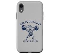 Gray Beard Muscle Club Weightlifting Goat Classic DesignBear Case for iPhone XR