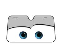 (GRAY) Car Eyes Heated Windshield Sunshade Car Window Windscreen Cover Sun Shade Auto Sun Visor Car-covers Car Solar Protection 6 Color