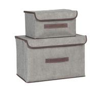 Gray Clothes Storage Bag, Non-Woven Quilt Under Bed Storage Bag, Quilt Storage Bag
