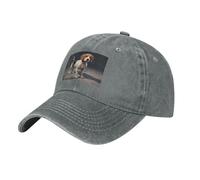 Gray Cowboy Baseball Cap WHJSSF ovely Pet Dog Beagle Pattern Adjustable Cotton Hat Classic Curved Brim