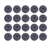Gray Cymbal Felt Washer Felts Set, Your Precious Drum Cymbals, 20pcs (Grey)