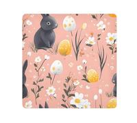 Gray Egg Flower Pattern Camera Wrap Cloth, Squares Magic Self-Adhesive Cloth for Lens Camera Anti-Scratch Lens Protector Makeup Wrap Cloth Bag 13.8" x 13.8"