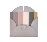 Gray Envelope Greeting Cards With Unique A Warm And Rustic Colour Scheme Pattern For Write Down Your Blessings For Various Holidays