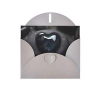 Gray Envelope Greeting Cards With Unique Mysterious Love Stone Pattern For Write Down Your Blessings For Various Holidays