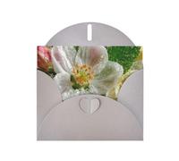 Gray Envelope Greeting Cards With Unique Ornate Petals Pattern For Write Down Your Blessings For Various Holidays