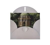 Gray Envelope Greeting Cards With Unique Secret Sanctuary Pattern For Write Down Your Blessings For Various Holidays