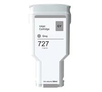 Gray F9J80A 727 Ink Cartridges High Yield Replacement for HP DesignJet F9J80A Ink Cartridges Compatible for HP DesignJet T920 T930 T1500 T1530 T2500 T2530 Printer,300ml