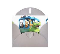 Gray Greeting Card YYHWHJDE Tourists taking the train Picture Perfect for Valentine's Day, Wedding Anniversary & Party Invitations