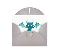 Gray Greeting Card YYHWHJDE Water Devil Picture Perfect for Valentine's Day, Wedding Anniversary & Party Invitations