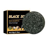 Gray Hair Coverage Soap Black Soap Grey Reverse Shampoo Bars, Grey Hair Reverse Soap for Travel, Holiday, Busy Lifestyle 50 g
