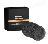 Gray Hair Reversed Bar -Natured Black Soap for Gray Hair Coverage, Darkening Shampoo Soap for Men Women, Hydrating Moisturizing with Vegan Ingredients, pH Balanced Hair Care 2 Pack (3PCS)