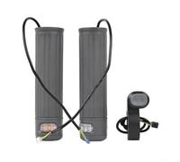 Gray Handlebar Turn Signal Accessory For Xiaomi For Mi4 Pro Plus Max Electric Scooters Includes Pair Of Lights And Controller Designed For 22mm Bars To Improve Rider Visibility And Road Safety In