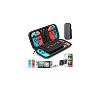 (Gray) HEYSTOP Switch Carrying Bag for Nintendo Switch Case with 9 in 1 Nintendo Switch Accessories Kit and 6 Pcs Thumb Grip