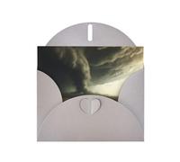 Gray Holiday greeting check blank card and pearl beautiful blank note block VVXBHGR A massive tornado Pattern