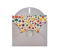 Gray Holiday greeting check blank card and pearl beautiful blank note block VVXBHGR Colored Star Notes Pattern