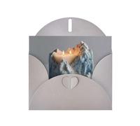 Gray Holiday greeting check blank card and pearl beautiful blank note block VVXBHGR glacier candle Pattern