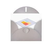 Gray Holiday greeting check blank card and pearl beautiful blank note block VVXBHGR Hanging thinking Pattern