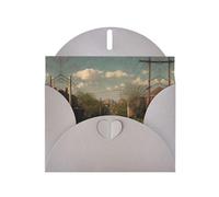 Gray Holiday greeting check blank card and pearl beautiful blank note block VVXBHGR Wide road Pattern