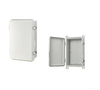 Gray IP67 ABS Junction Box 280x190x130mm Hinged Cover