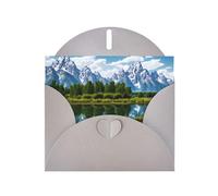 Gray JKIEGOQ grand teton national park Prints Greeting Card 4 x 6 in for Christmas, Valentine's Day, Wedding, Party Invitation Cards