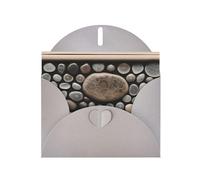 Gray JKIEGOQ Petoskey Stone Prints Greeting Card 4 x 6 in for Christmas, Valentine's Day, Wedding, Party Invitation Cards