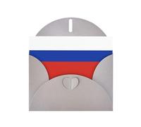 Gray JKIEGOQ Russian Flag Prints Greeting Card 4 x 6 in for Christmas, Valentine's Day, Wedding, Party Invitation Cards