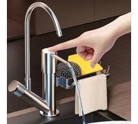 Gray Kitchen Sink Soap Dispenser with Extended Pump and Direct Water Line Hookup, Sturdy ABS Construction, Pull-Down Faucet Mounted for Household Kitchen Use(Filtered)