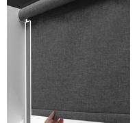 Gray Light Blocking Strips 2 4 6 Piece 12 24 36 52 72 92 Inches, Customize Window Edge Blackout Strip - Sleepy Time Tracks for Roller Shades Blinds, Easy Install(4 Pack,60in/152.4cm)