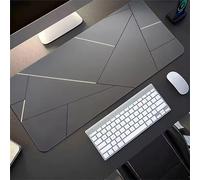 Gray Line Large Gaming Mouse Pad, 1000x500x2mm Extended gaming mouse mat XXL improved Precision and Speed Mousemat with Stitched Edges, Desk Mat for Keyboard and Mouses