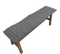 Gray Long Bench Cush 40x120cm & table Seat Pad for Wooden Benches Sofas Teak Tables Chairs & Shoe ols Perfect Outdoor & Indoor Seating Solut