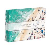 Gray Malin The Seaside 1000 Piece Puzzle | Coastal Photography, Seaside, Beach House Decor, Aerial, Challenging, Recycled Paper, No Dust, Finished Size 27" x 20"