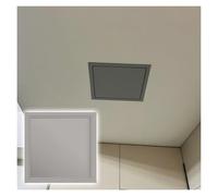 Gray Metal Access Panel for Ceiling and Wall - Removable Cover Plate for Drywall, Ideal for Cables, Wiring, and Plumbing(350x350mm)