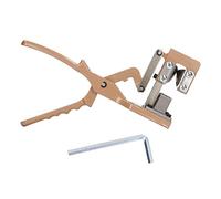 Gray Multifunctional Grafting Scissors, V - Shaped Grafting Pruner Tool with Non - Slip Aluminum Alloy Handle, Includes Hex Wrench for Garden Farm Plant Grafting Cutting