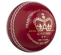 Gray-Nicolls Crown 2 Star Cricket Ball - Red -142g