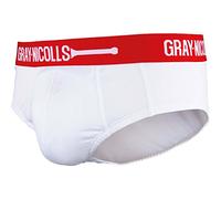 Gray-Nicolls JUNIOR COVERPOINT BRIEFS - NEW FOR 2022 (B) White/Red