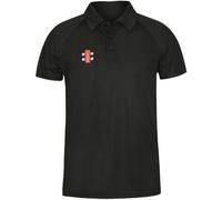 Gray-Nicolls Men Matrix Polo Shirt - Black, Medium