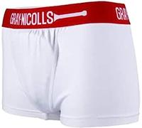 Gray-Nicolls MEN'S COVER POINT TRUNKS - WHITE/RED - NEW FOR 2020 (M)