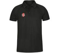 Gray-Nicolls Men Matrix Polo Shirt - Black, 2X-Small