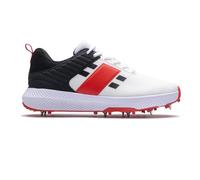 Gray-Nicolls Players 3.0 Spike Adult Shoes - White/Black/Red - New for 2024 (10.5 UK)