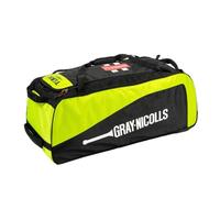 Gray-Nicolls Team 550 Cricket Wheelie Kit Bag - Black Yellow