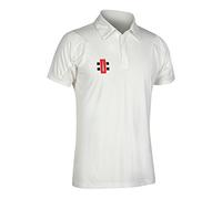 Gray Nicolls Velocity Short Sleeve Cricket Shirt - Senior - White - Large