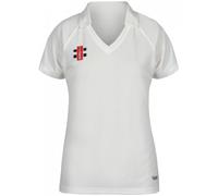 Gray-Nicolls Womens N Shirt Mtrx Short Sleeve Cream 18