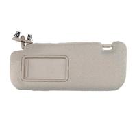 (Gray, One size) compatible with Toyota Auris Corolla 2007 - 2013 Car Interior Sun Visor with Mirror Sun Shade Left Driver