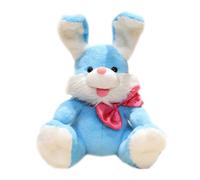 (Gray, One size) Funny Cartoon Rabbit Electric Plush Toy Ear Moving Stuffed Toy Repeat What You Said Childhood Education Doll Gift Blue