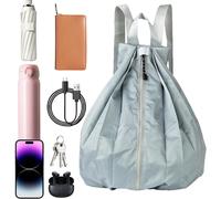 (Gray) Packable Backpack,Waterproof Day Packs Lightweight for Men | Portable Casual Daypack Backpacks for Outdoor Sports Camping Beach Park